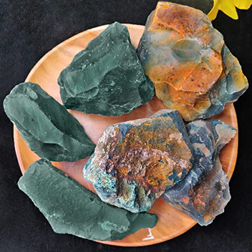 Image of Shubhanjali Healing Crystal Raw Stone | AAA+ Grade Gemstone Mineral Raw Rocks for Reiki Vastu Meditation Stone at Home Decor Items