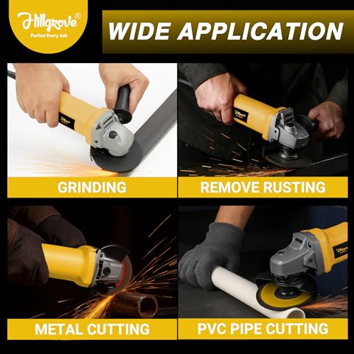 Image of Angle Grinder Machine (Yellow)