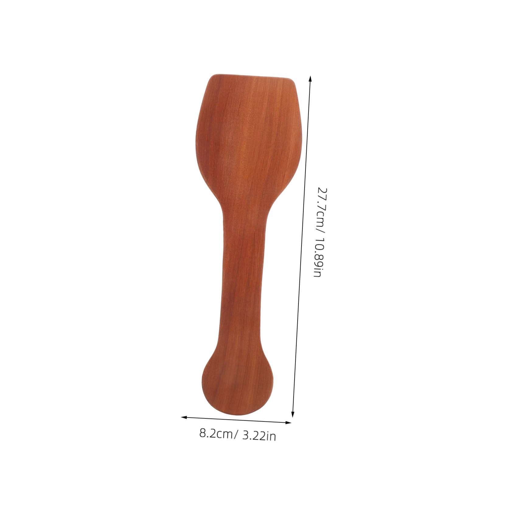 Anneome Herramienta para Modelado de Arcilla y Madera Marrón, Paleta de Arcilla de Madera Fácil de Manejar para Artesanía y Modelado