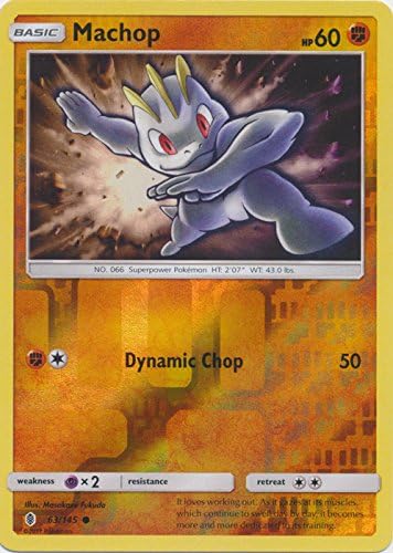Pokemon - Machop - 63145 - Común - Holo inverso