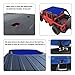Shadeidea JK Sun Shade Top Compatible with Jeep Wrangler JKU Top Sunshade Soft Mesh Roof Cover (2007-2018)- Wind Noise UV Blocker -10 Year Warranty -4 Door -Blue -Front&Rear (1 Piece)