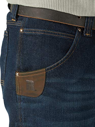 Wrangler Riggs Workwear Men's Slim Fit Five Pocket Jean, Dark Stone, 34W X 36L #TOP3