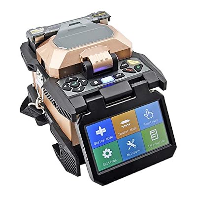 Fiber Optic Fusion Splicer with 4.3-inch Touch Screen, Optical Fiber Fusion Splicer Kit Features 7s Splicing and 18s Heating- 6481 Series