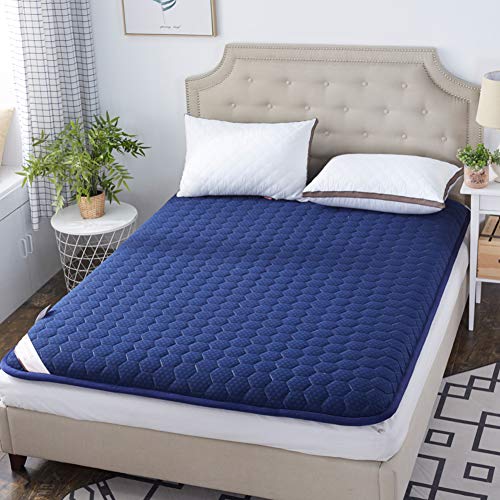 VIVOCCFuton Japonés Dormir Tatami Estera de meditación, Plegable Futón Estera de colchón Almohadilla Topper Rodillo de la Cama para la Cama Studtents Dorm Inicio Meditaion -J 120x200cm(47x79inch)