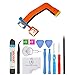 OmniRepairs USB Charging Dock Port Flex with SD Reader Cable Replacement For Samsung Galaxy Tab S (10.5 inch) Model T800, T801, T805 with Repair Toolkit