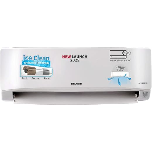 Hitachi 1 Ton Class 3 Star Xpandable Inverter Split AC 100
