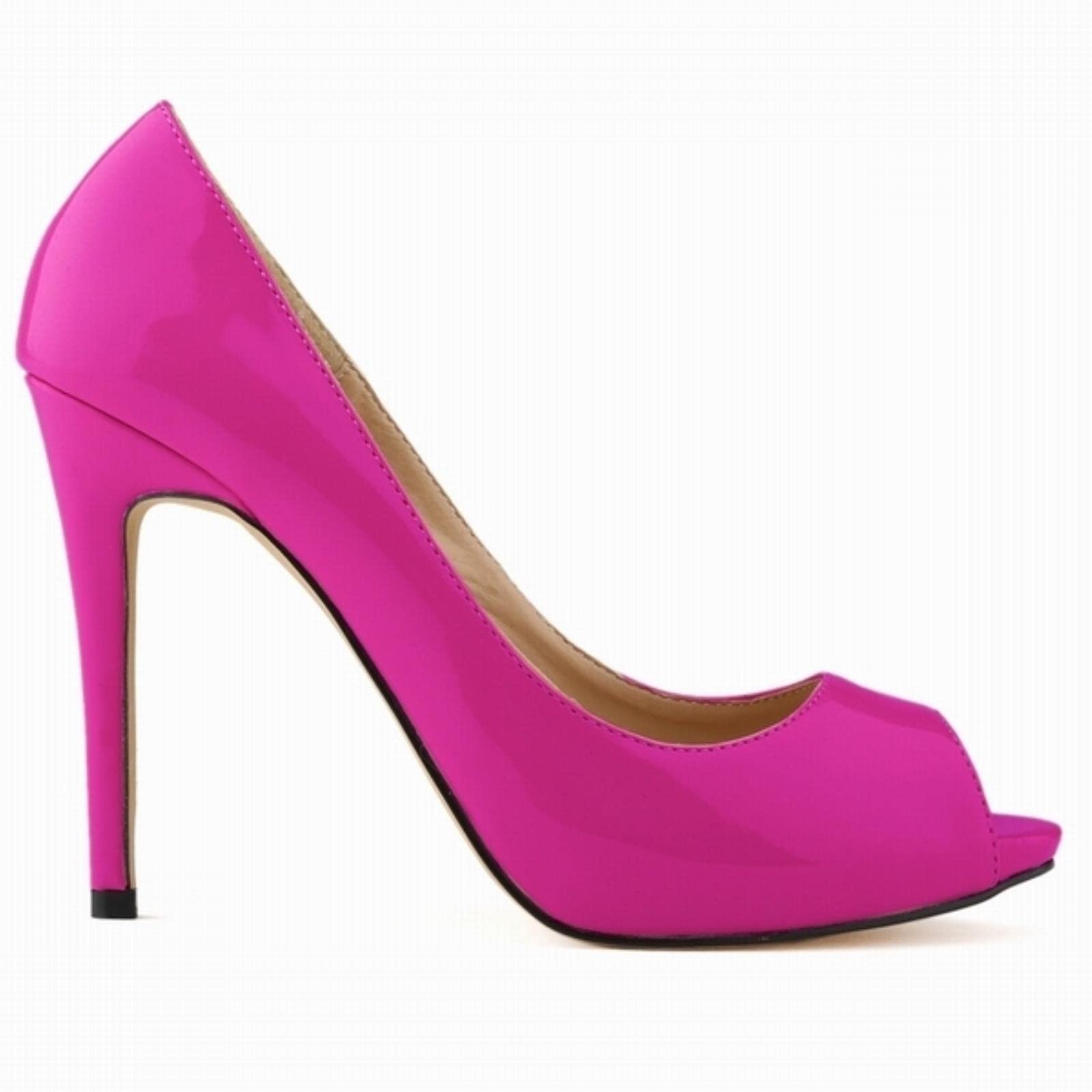 QIANKUN Platform Wedding Shoes Summer Sexy Ladies Open Toe High Heels Sandals Open Toe High Heels-purple,6 — image 1