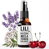 High Melatonin Balance – Melatoninspray als liposomales Liquid mit Baldrian & Lavendel I 0,5 mg Melatonin pro Sprühstoß I 160 Sprühstöße I vegan, alkoholfrei & zuckerfrei