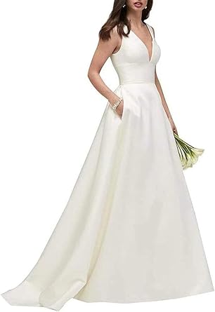 Womens 2 in 1 Wedding Jumpsuit with Detachable Skirt Bridal Dresses