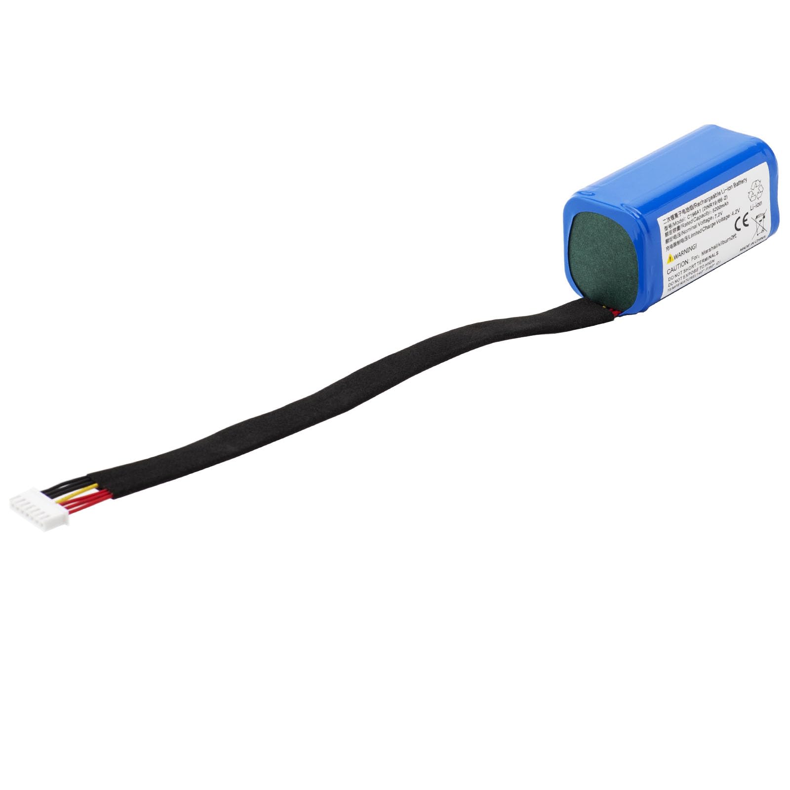 Compatible avec la batterie audio Bluetooth Marshall Kilburn II 5200 mAh 7,2 V
