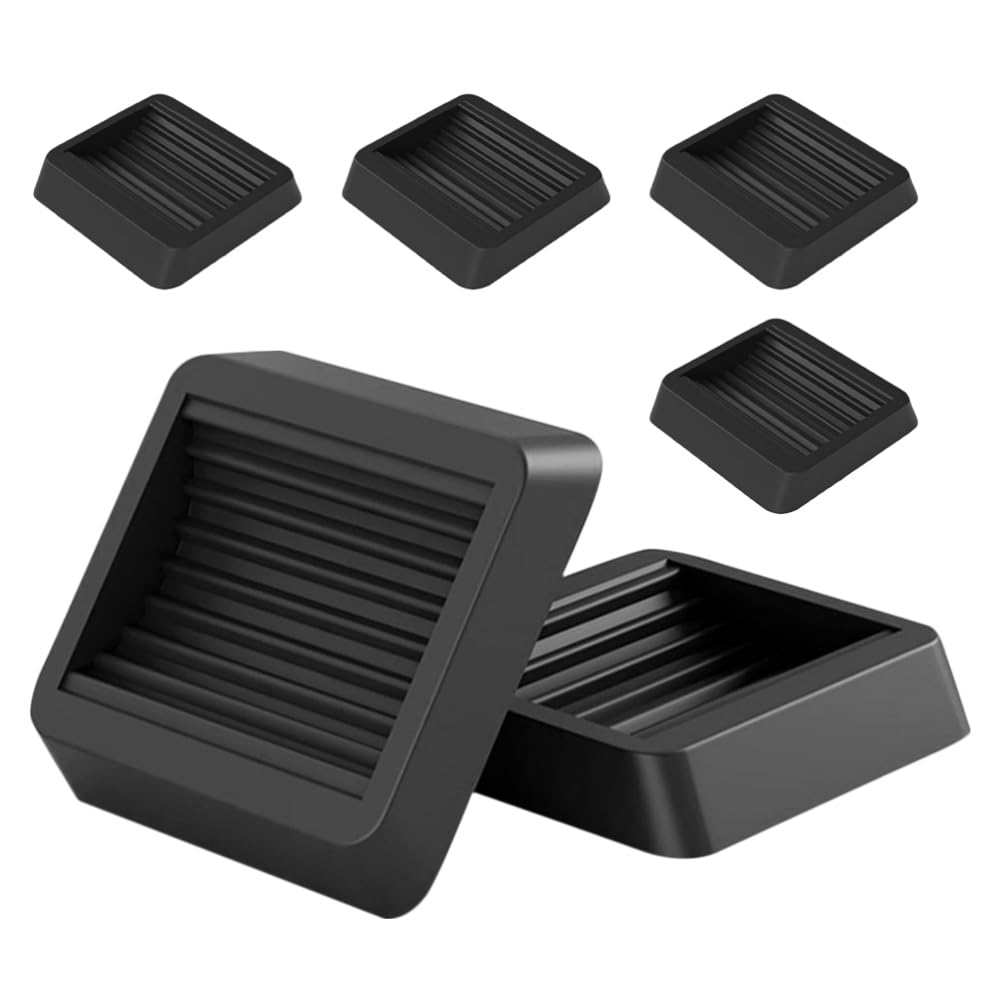 Amosfun 6 Pièces Bouchon De Meubles en Caoutchouc Canapé-Lit Chaises Tasses Butées De Roulette pour Éviter Les Rayures Protecteur De Sol Anti-Glisse pour Table De Canapé