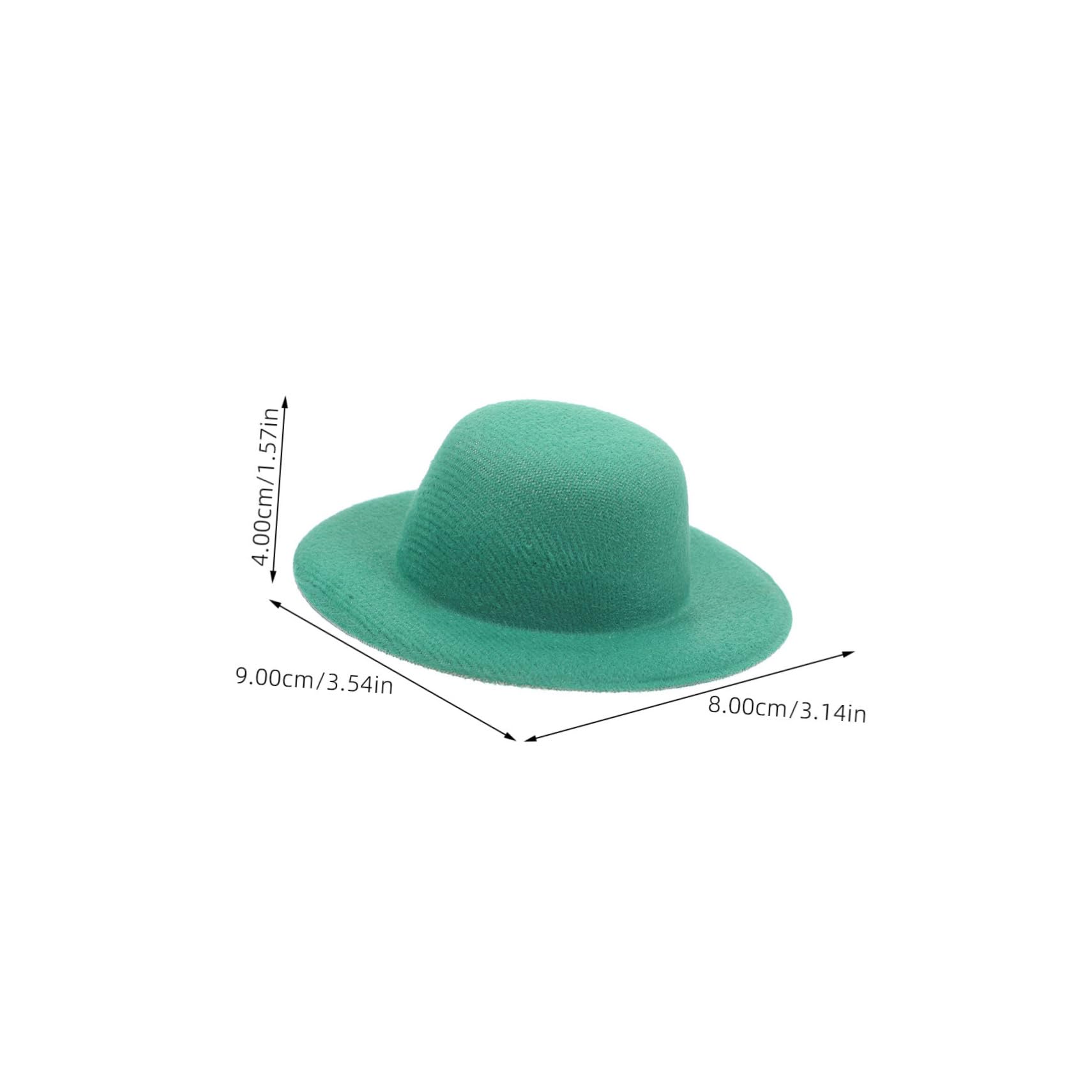 Kisangel Mini Cowboy Hats Set 6pcs Straw Boys and Girls Cowboy Hats for Boys Girls Party Craft Accessories