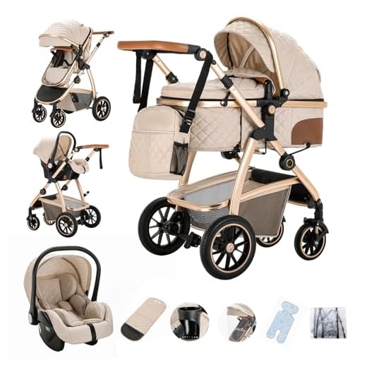 Gcarebb 3 in 1 Prams Travel System