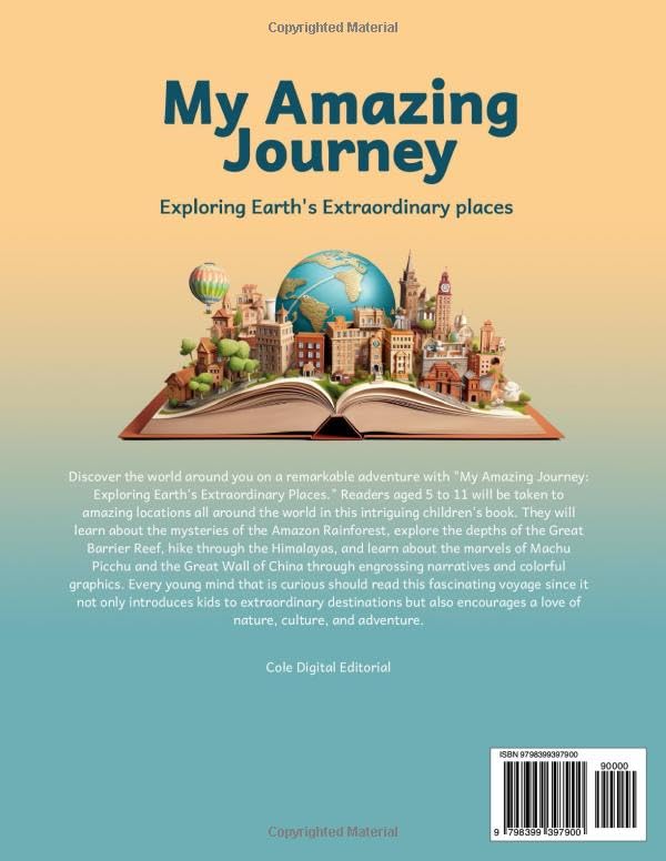 Miniatura 2 de My Amazing Journey Exploring Earths Extraordinary places Educational content about interesting facts and curiosities of different countries of the