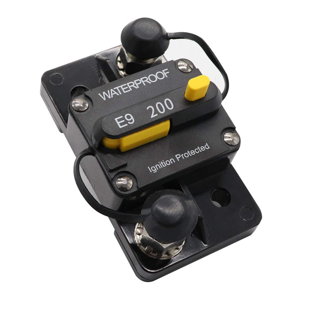 Buy 200 Amp Circuit Breaker Trolling Motor Manual Trip Switch 3/8 Stud