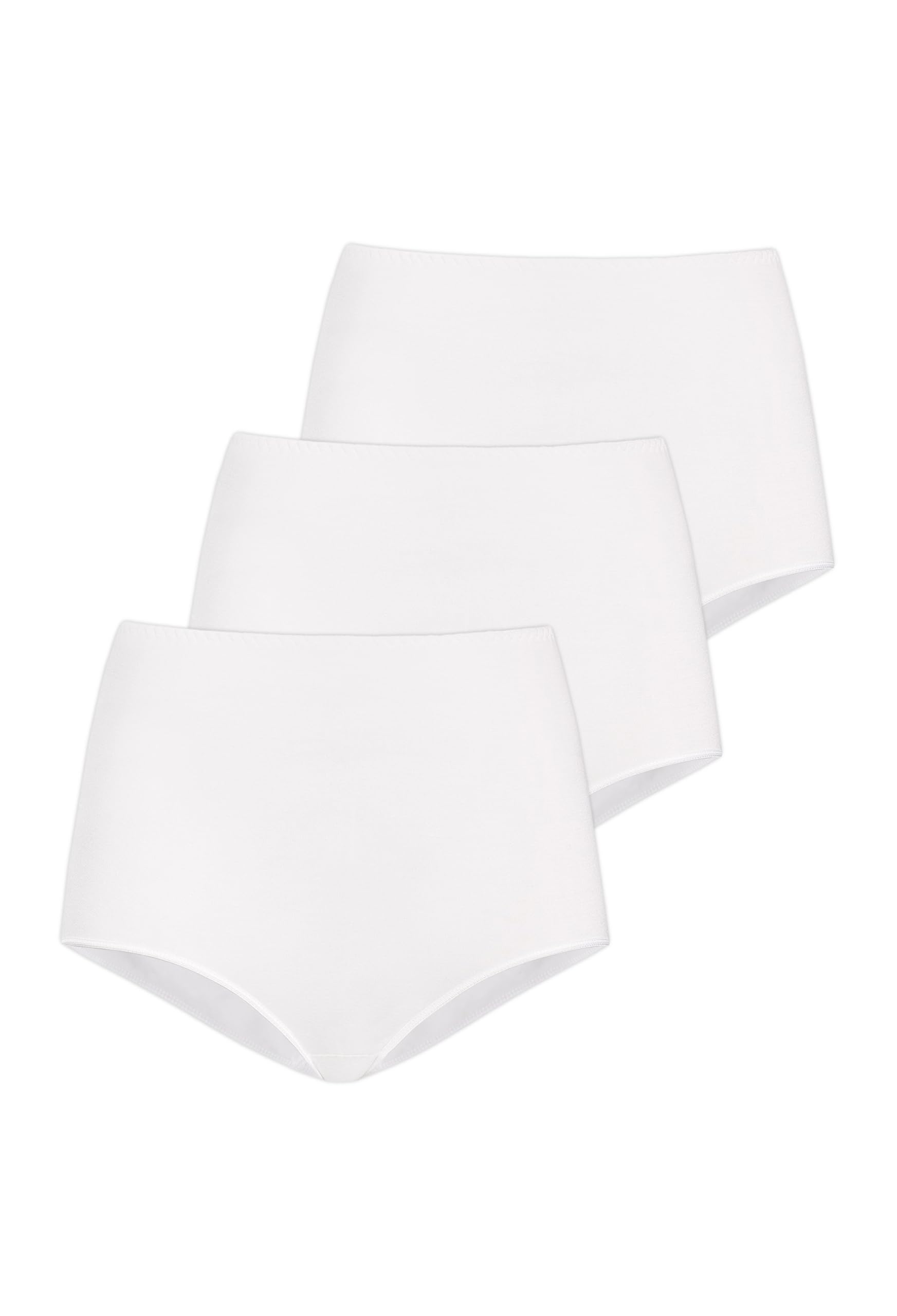 Teyli 3 Pack Women's Knickers High Waisted Briefs Bamboo Full Comfort Breathable Stretchy Panties Pack of 3 Simi