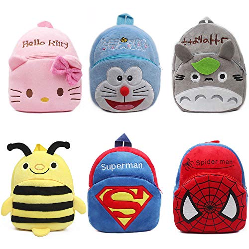 キャラクター キッズ 子供用 ベビーリュック リュックサック デイパック かばん バッグ 子供用 ハロインにも コスプレ 紐調整可能 子ども用 通園バッグ アウトドア お出掛け 行楽 遠足 レジャー プレゼント「ハローキティ S」のサムネイル