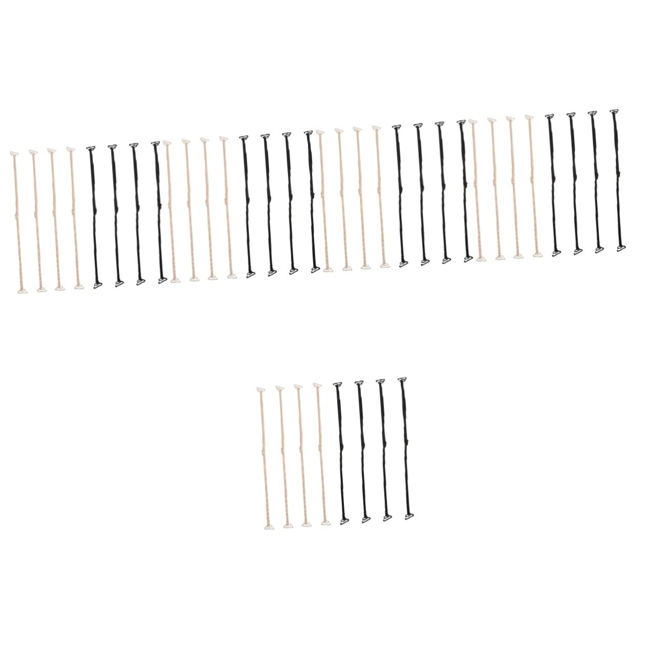 40piezas Tirantes Ajustables Para Sujetadores Mujer De Cinturillas Antideslizantes Extensores De Espalda Para Actividades Deportivas y Uso Diario Aleatorios