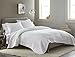 Chezmoi Collection Madrid 3-Piece Vintage Washed Solid Cotton Quilt and Shams Set (Queen, White)