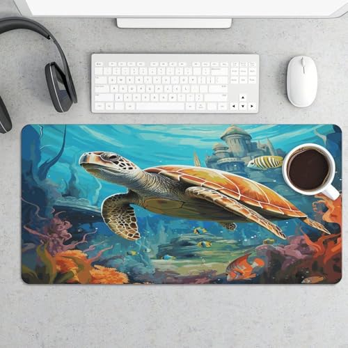 Alfombrilla de escritorio grande impermeable para mouse miniatura 5