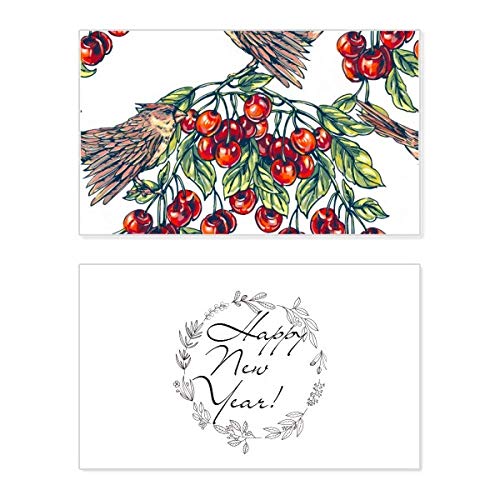 Tarjeta de año nuevo con mensaje conmemorativo de bendición para enviar buenos deseos con amor