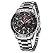 Produktbild Uhren für Herren,LIGE Edelstahl Chronograph Wasserdicht Schwarz Zifferblatt Datum Business Casual Analog Quarz Uhr