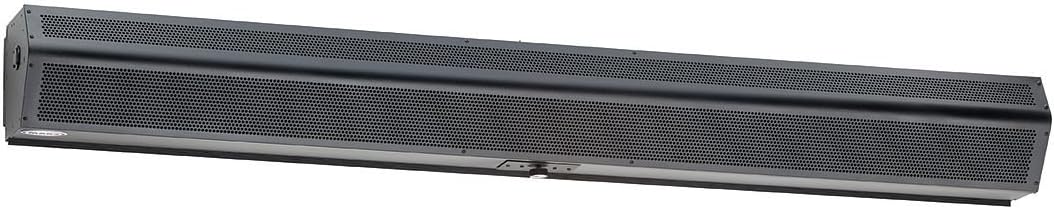 Mars Air Systems - LPV272-1UU-OB - Low Profile Air Curtain, 6 ft Max. Door Width, 8 ft Max. Mount Ht, 53 dBA @ 10 Feet, 1800 fpm