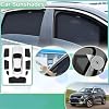 Protectores solares para ventanas para Sonet QY 2021-2025 tela de malla transpirable (7 piezas) | Compatible con Kia, protección UV, borde elástico, instalación fácil, plegable, resistente a la decoloración, duradero, ajuste preciso 6