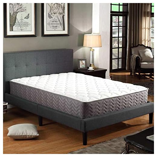 Swiss Ortho Sleep, 12" Inch Certified Independently & Individually Wrapped Pocketed Encased Coil Pocket Spring Contour Mattress (Queen), White