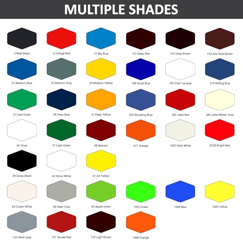 Image of Kingston Acrylic Spray Paint for Metal, Wood, Wall & Plastic, Multi-Surface DIY Paint, Quick Dry, Smooth Gloss Finish, 400ml Can, Glossy White, 1 Pc