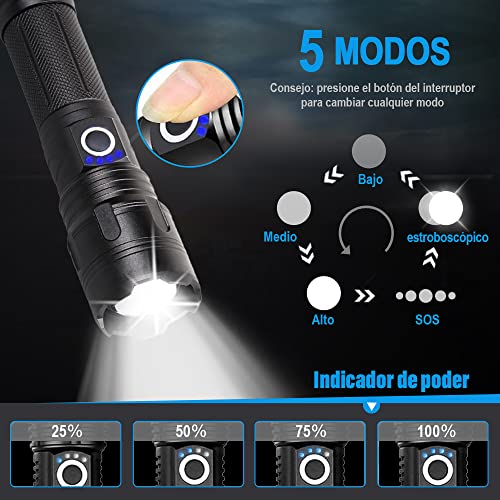 La Mejor Recopilación de Linternas los preferidos por los clientes. 26 Linternas marca E T EASYTAO (2)