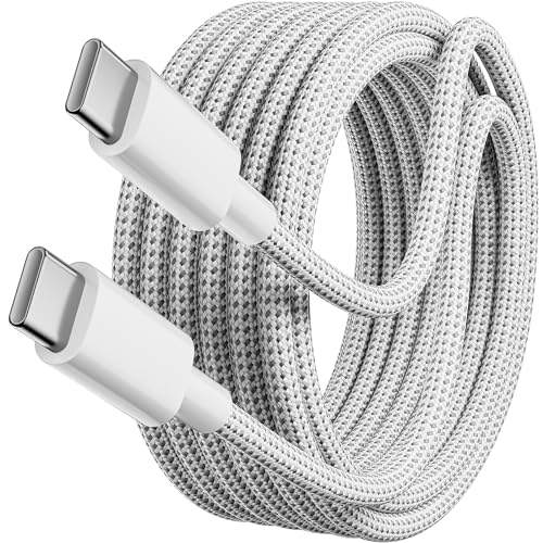 Txtcu USB C auf USB C Kabel 5M, 60W Typ C Ladekabel Schnellladekabel Phone 15 Ladekabel Kompatibel for Phone 15/Plus/Pro Max, Samsung Galaxy S24 S23 S22, Pixel 7 Pro, MacBook Pro 2021, iPad Pro