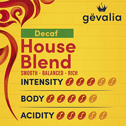 Gevalia Decaf Medium Roast House Blend Ground Coffee (12 Oz Bags (Pack Of 6)) #TOP5