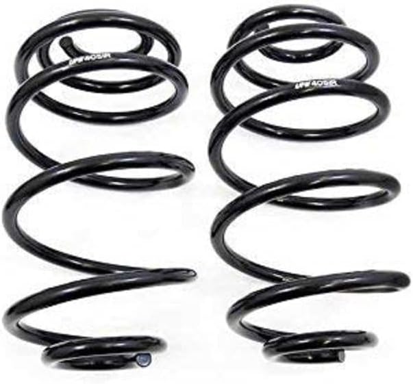 UMI Performance Suspension Spring Kit, 2 in Lowering, 2 Coil Springs, Black Powder Coat, Rear Only, GM A-Body 1964-72 / GM G-Body 1977-88, Pair