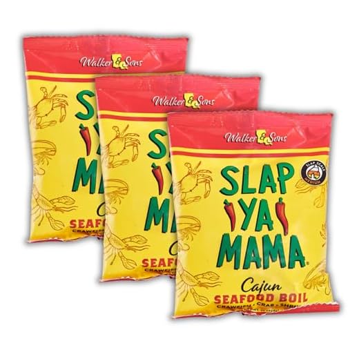 SLAP YA MAMA All Natural Cajun Seafood Boil for Crawfish, Crab and Shrimp, MSG-Free and Kosher, 1 Pound (Pack of 3)