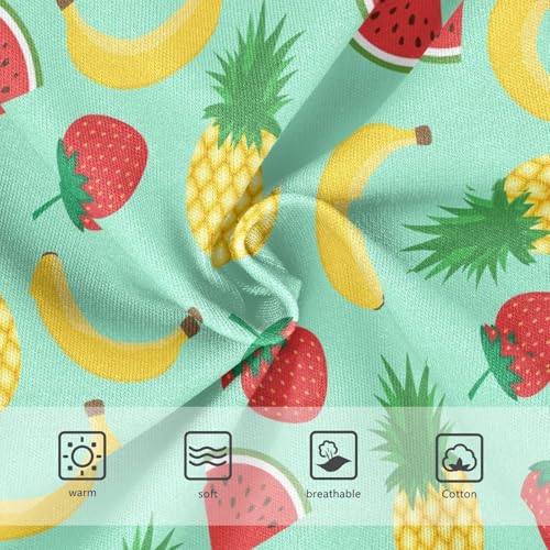 Little Girl Underwear Toddler Panties Kids Undies Banana Strawberry Watermelon Soft Cotton Briefs 2T-8Y3