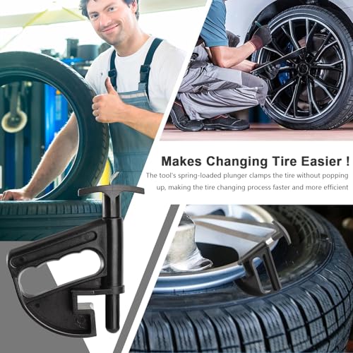 Image of 2 Pcs Tire Changer Universal Rim Pry Clamp,Durable Nylon Tire Bead Clamp | Manual Tire Bead Breaker,Hand Auto Drop Center Tool Compatible for Coats Tire Changers