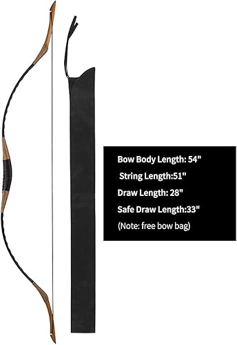 Miniatura 2 de Longbowmaker Estilo húngaro arco largo hecho a mano Flagella arco recurvo tiro con arco 20-110LBS H1