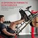 Imagen de SPORTNOW Prensa de piernas con Ruedas y Bloque Gemelos Gimnasio 455 kg