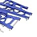 4Pcs Aluminum Front & Rear Suspension A-Arms Replacement of 3655 for Traxxas 1/10 Slash 4x4 4WD RC Car Upgrade Parts Hop Ups