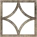 Ekena Millwork CMPP22X22STAPG Statesman Architectural Grade PVC Pierced, Antiqued Pale Gold Urethane Ceiling Medallions 22"OD x 14 1/8"ID x 3/4"P
