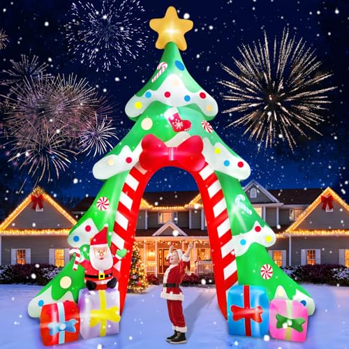 Kalolary 12FT Aufblasbare Weihnachtsdekoration mit LED Beleuchtung –...