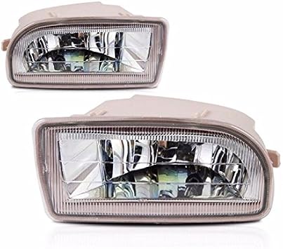 Clear Lens Fog Light Bumper Lamps Kit For 1998-2007 Toyota Land Cruiser FJ100