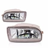 Clear Lens Fog Light Bumper Lamps Kit For 1998-2007 Toyota Land Cruiser FJ100