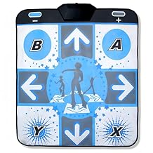 Single-Player Dance Pad, Non-Slip Game Dancing Mat for Nintendo Wii Gamecube, with NGC Connector for WII Console, Suitable for Dance Revolution DDR Video Games One Player