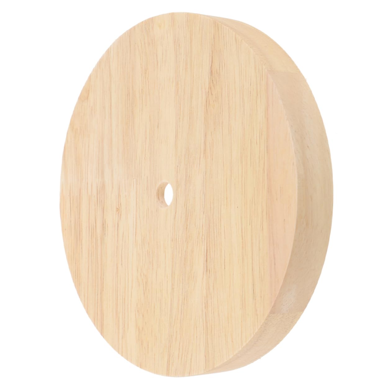 Uonlytech Solid Wooden Desk Lamp Base Round with E27 E14 Socket Diy Table Lamp Stand for Bedroom Living Room Office Lighting