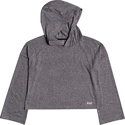 Roxy Women's Behind The Sun Long-Sleeve Shirts,Medium,Charcoal Heather