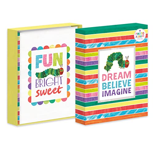 Portrait Photograph Album in Gift Box by Robert Frederick - Very Hungry Caterpillar Design - Holds 100 Photographs