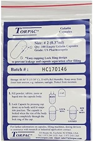 Gel Capsules Empty Size #2 100 count