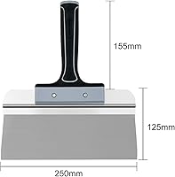 Vista 3 de ROLLINGDOG Cuchillo para Encintado de 10 Pulgadas - Cuchillo para Encintado de Paneles de Yeso, Extremo Roscado que se Puede Conectar a Poste